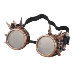 Steampunk bril 8 met spikes