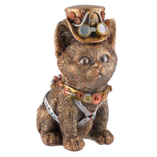 Steampunk beeld Steamcat