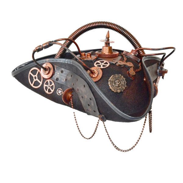 Steampunk piratenhoed Captain Drake