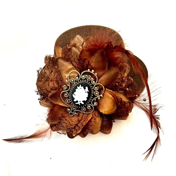 Steampunk mini hoed Clementine