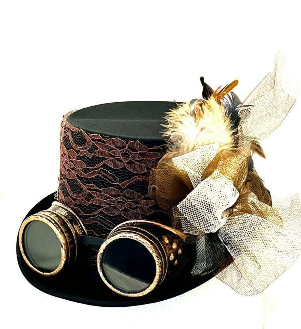 Steampunk hoed Jari - Afbeelding 2