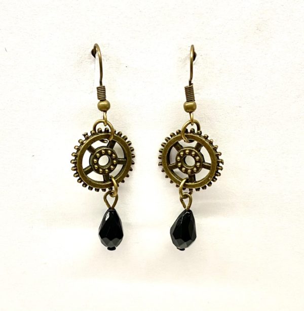 Steampunk oorbellen 78