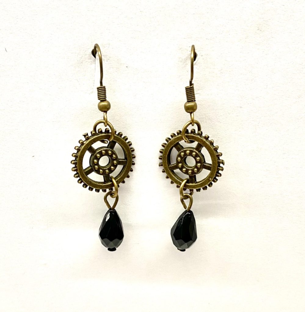 Steampunk oorbellen 78