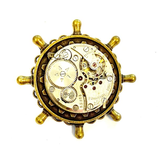 Steampunk broche 50