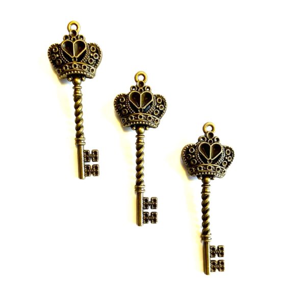 Steampunk sleutel 32, set van 3 stuks
