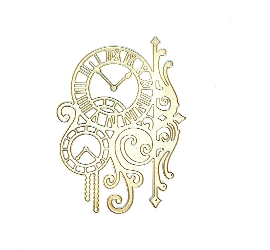 Steampunk stencil Time flies