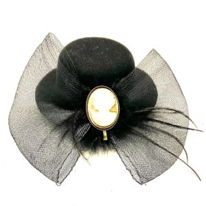 Steampunk mini hoed Arabella