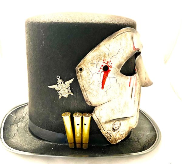 Steampunk hoed Horror Hijn, maat 60 - Afbeelding 3