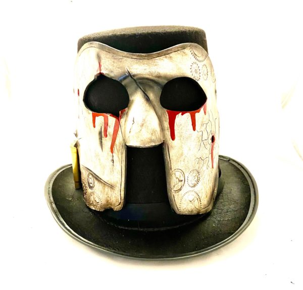 Steampunk hoed Horror Hijn, maat 60 - Afbeelding 2
