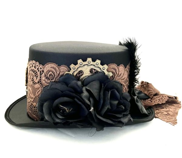 Steampunk hoed Chicago - Afbeelding 3