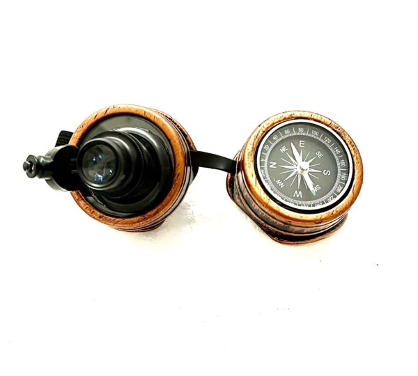 Steampunk bril 250 met licht! - Afbeelding 2