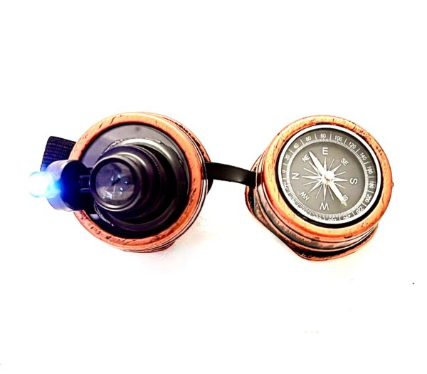 Steampunk bril 250 met licht