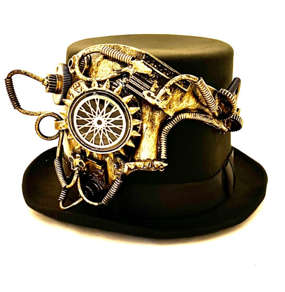 Steampunk hoed Hijn,