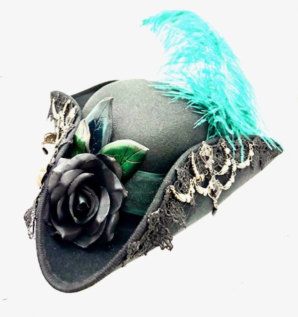 Steampunk piratenhoed Zwartbaard
