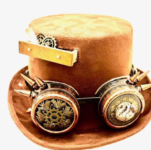 Steampunk hoed Max - Afbeelding 2