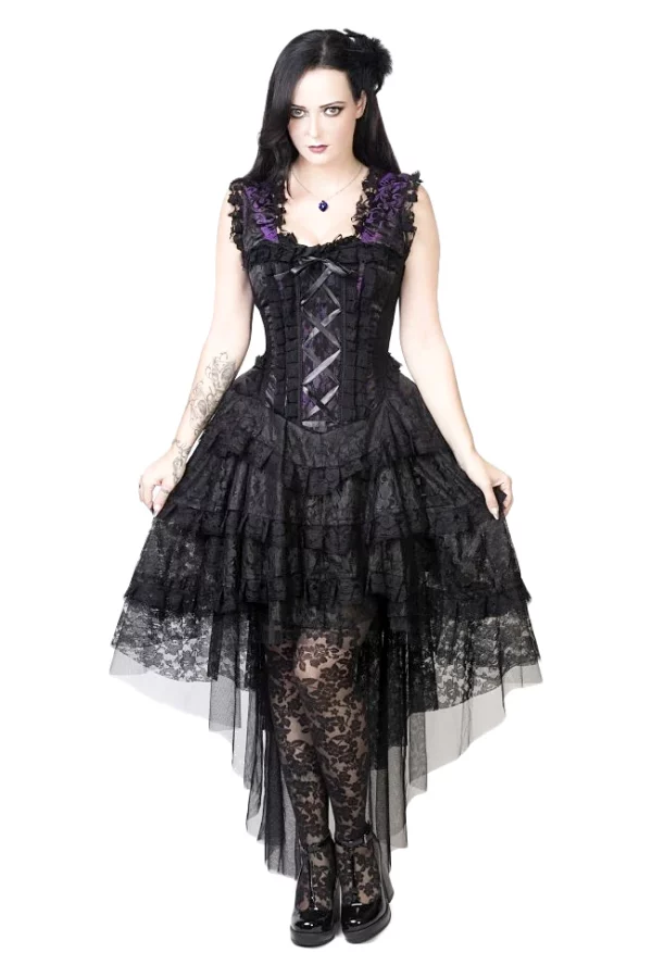 Steampunk dames korsetjurk Lina - ook voor grote maten! - Afbeelding 3
