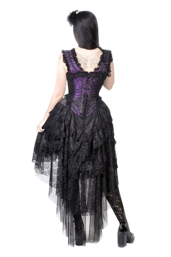 Steampunk dames korsetjurk Lina - ook voor grote maten! - Afbeelding 2