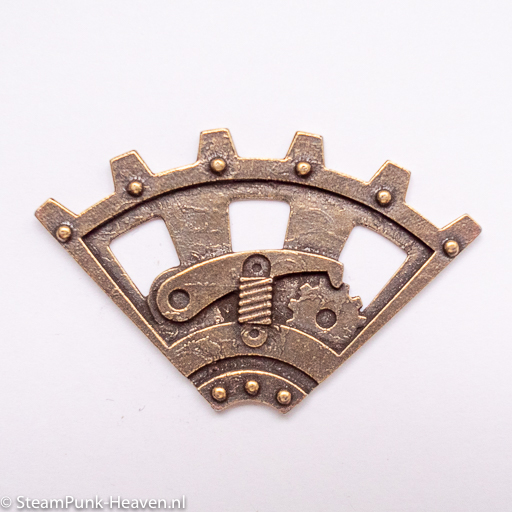 Steampunk mixedmedia tandwiel Lavinia
