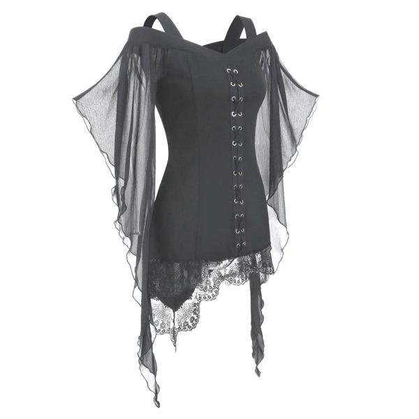 Steampunk shirt Libelle - Afbeelding 2