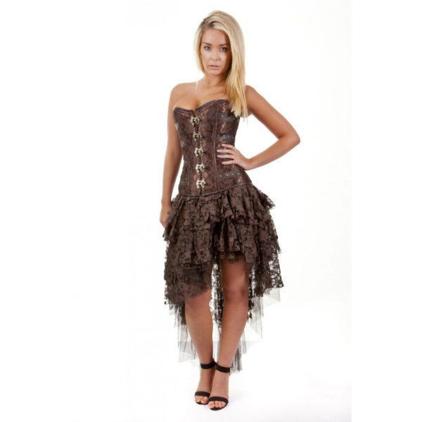 Steampunk dames rok Lizzie - ook voor grote maten! - Afbeelding 3