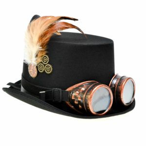 Steampunk hoed Menno