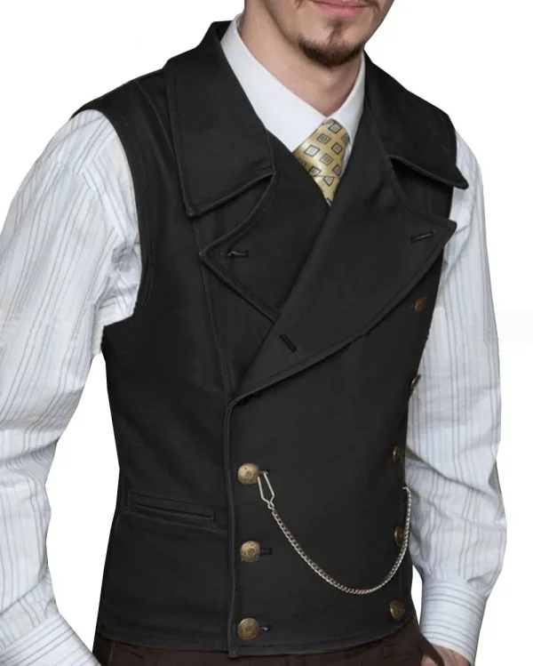 Steampunk heren gilet Lucas