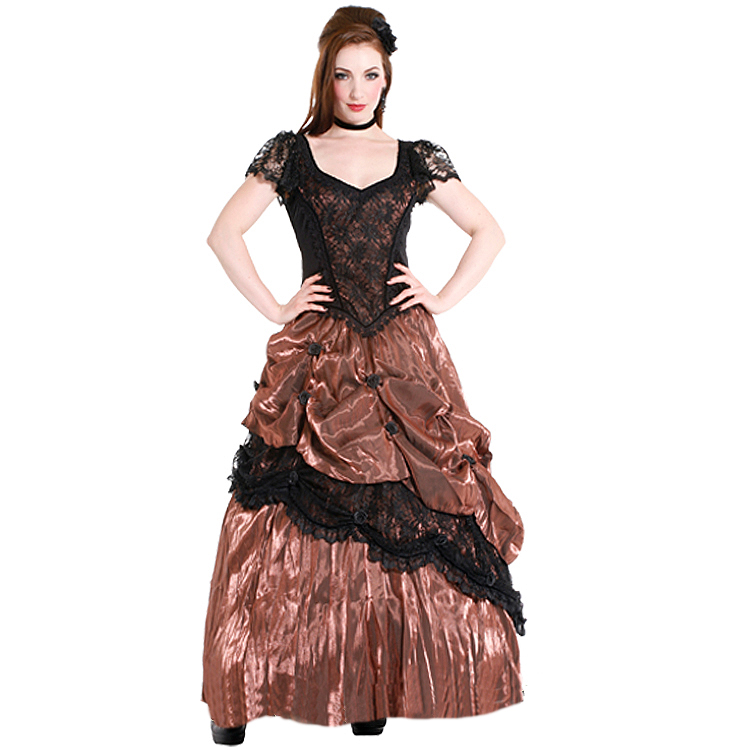 Steampunk dames jurk Milva