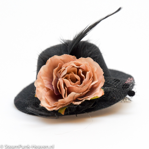 Steampunk mini hoed Olivia