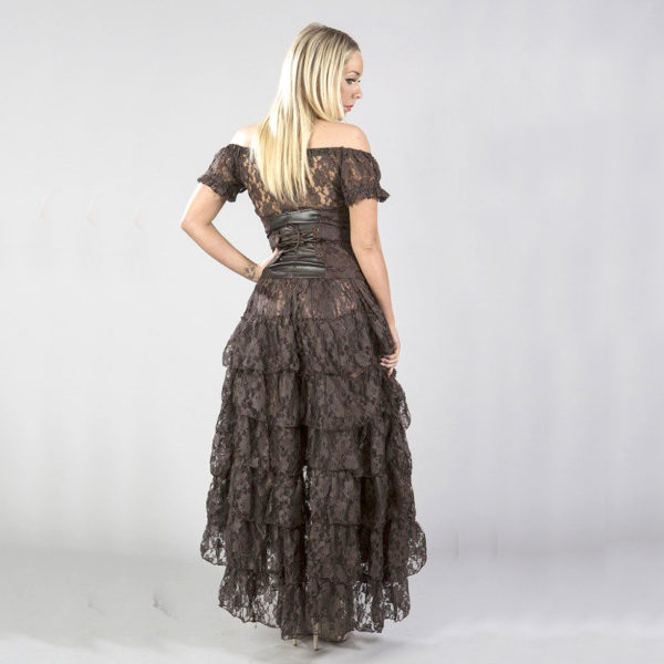 Steampunk dames rok Pearl - ook voor grote maten! - Afbeelding 4