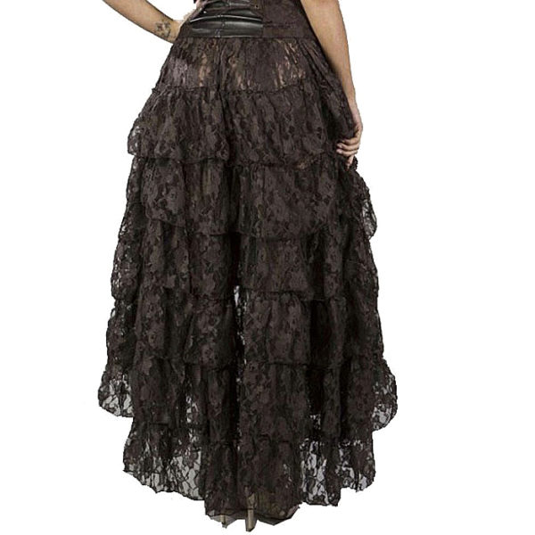Steampunk dames rok Pearl - ook voor grote maten! - Afbeelding 2