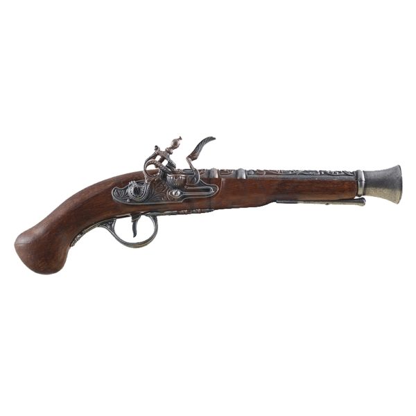 Steampunk pistool Russel is een replica