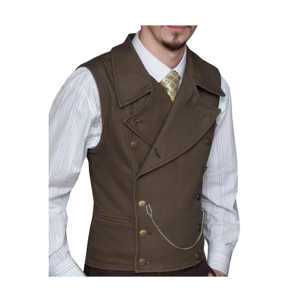 Steampunk heren gilet Willem