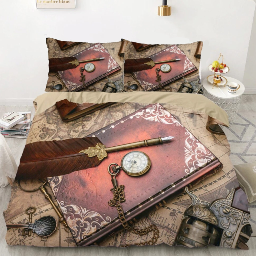 Steampunk beddengoed The feather – OP IS OP