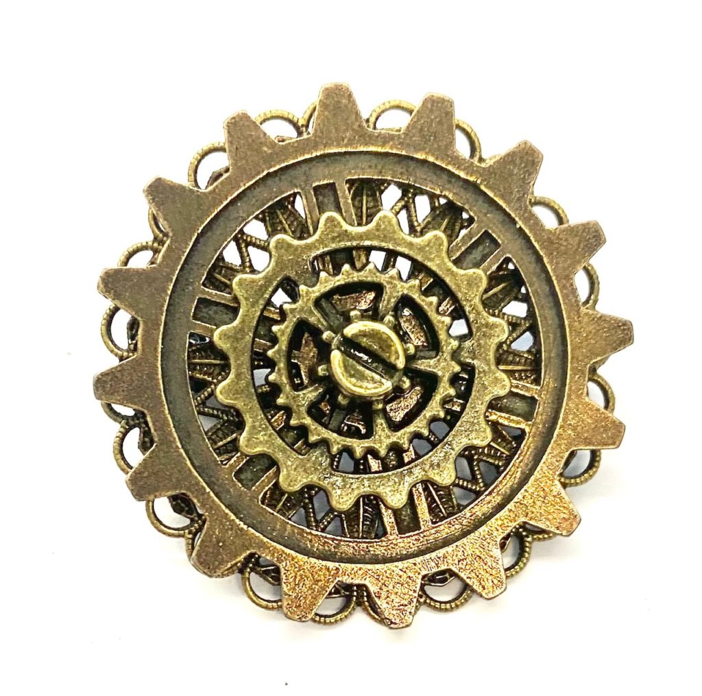 Steampunk broche 24