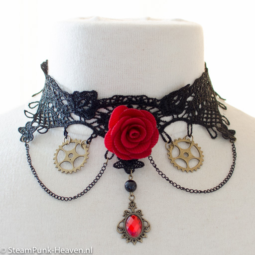 Steampunk choker 42