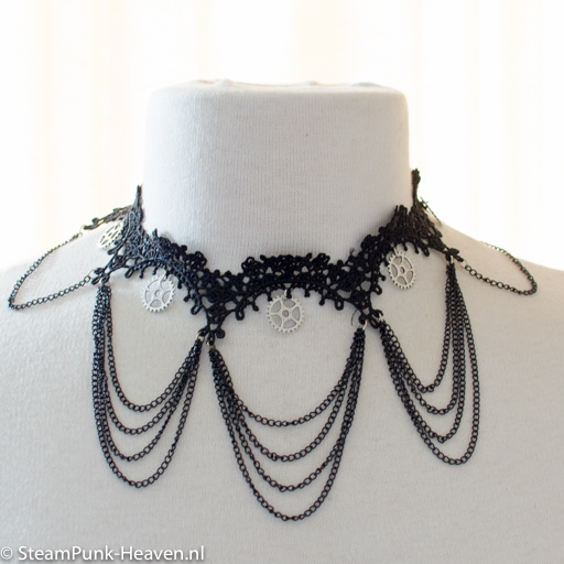 Steampunk choker 45