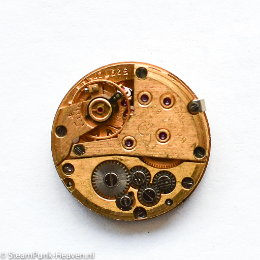Steampunk horloge uurwerk goud