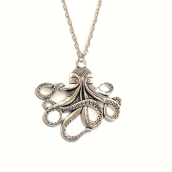 Steampunk ketting 201 met octopus