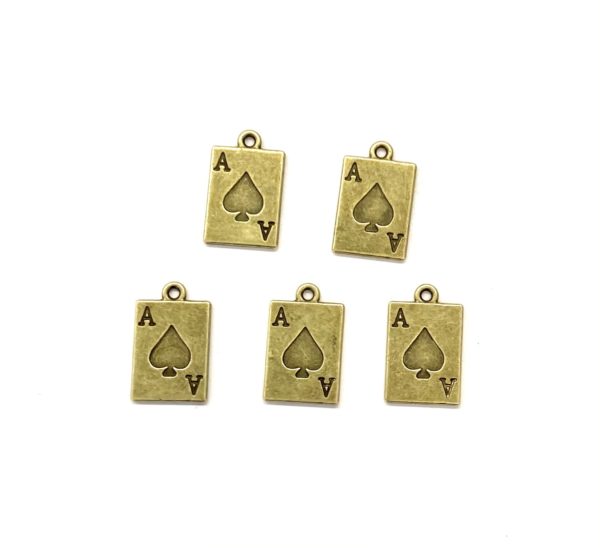 Steampunk kettinghanger schoppenaas, set van 5 stuks