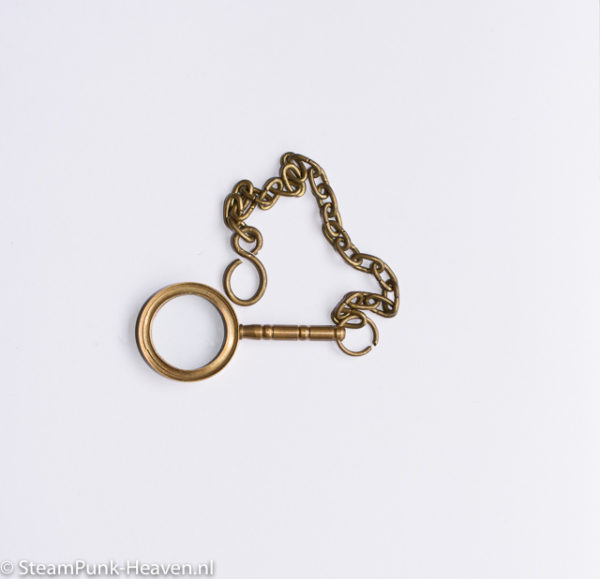 Steampunk mini antiek bronzen vergrootglas