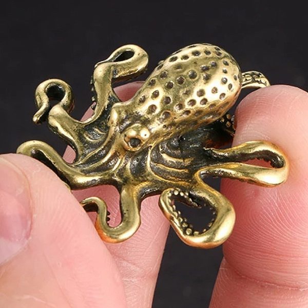 Steampunk messing octopus Moritz - Afbeelding 2