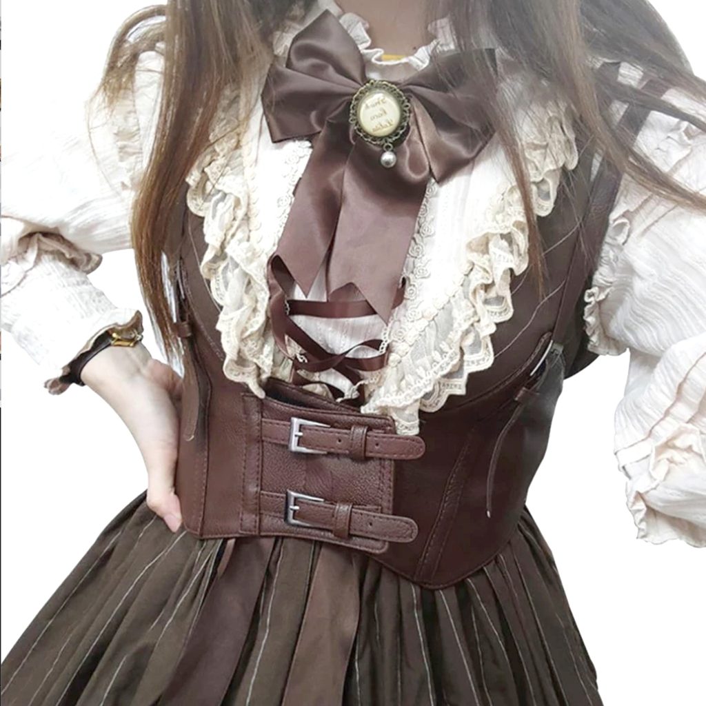 Steampunk korset riem Sally, maat 36-40