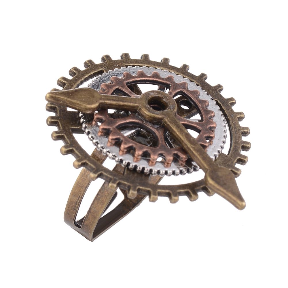 Steampunk ring 14