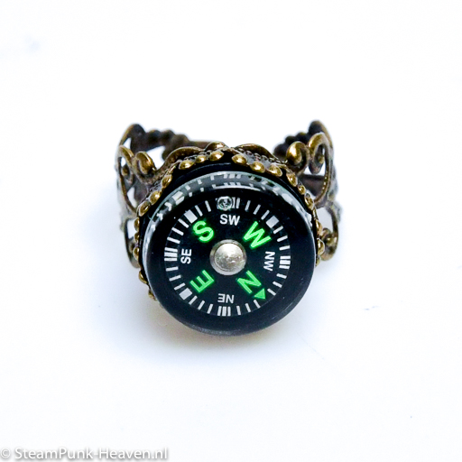 Steampunk ring 16- SUPERSALE