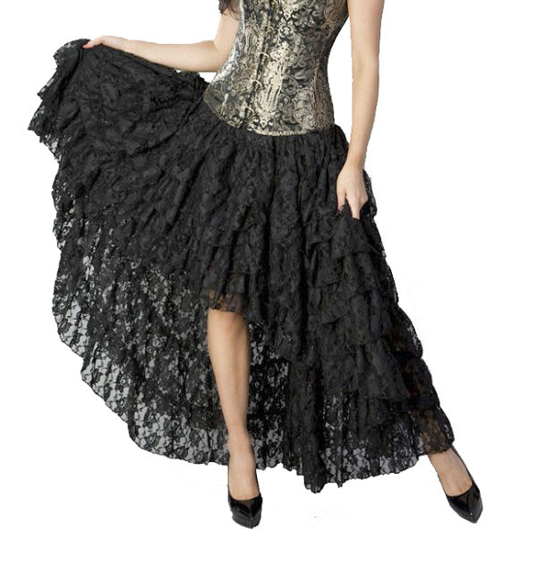 Steampunk dames rok Céleste - ook voor grote maten! - Afbeelding 2