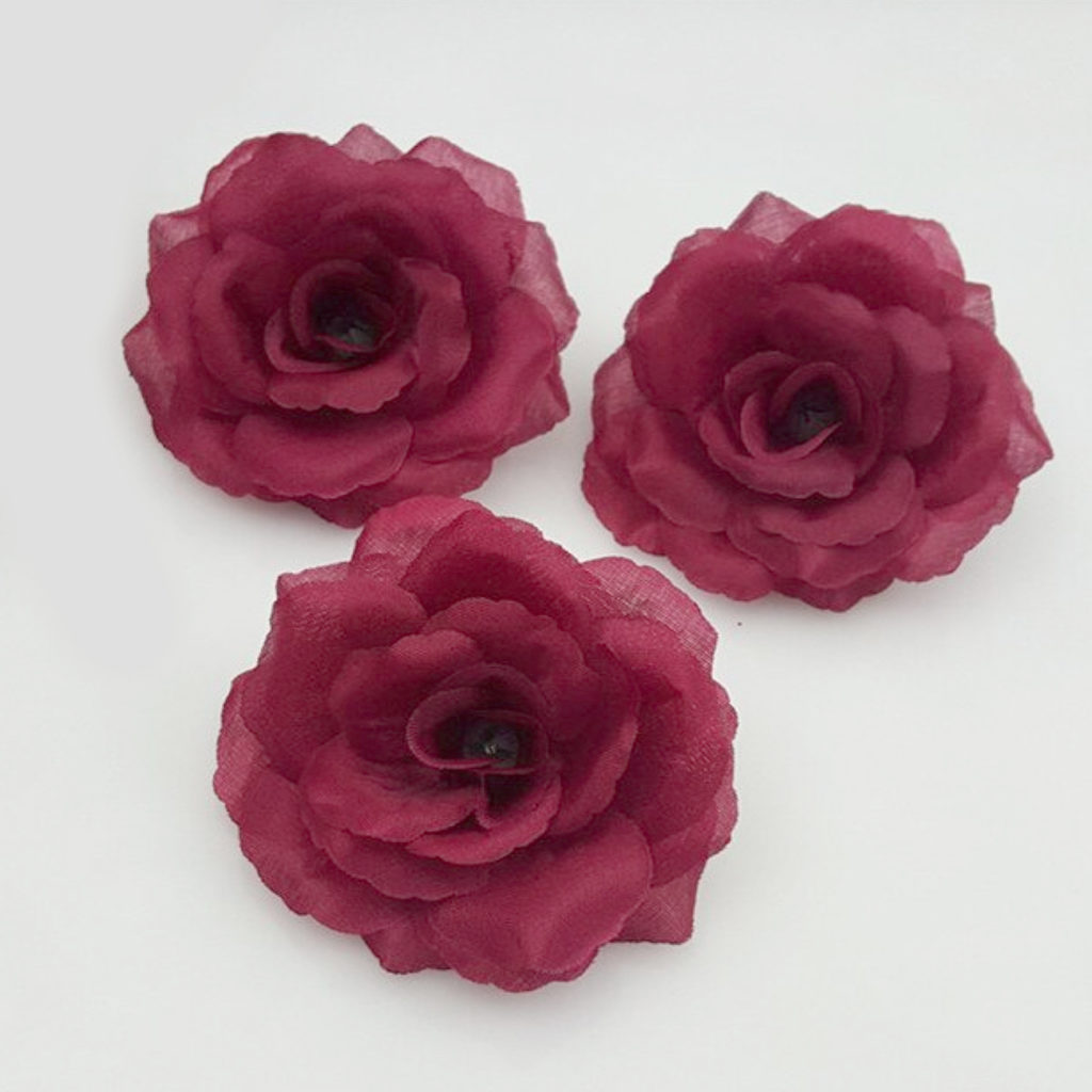 Steampunk rozen Ria, 3 stuks