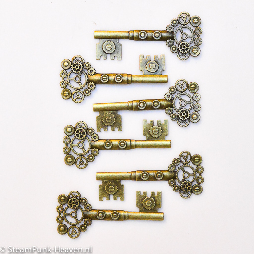Steampunk sleutel-set York, buy 5 get 1 free