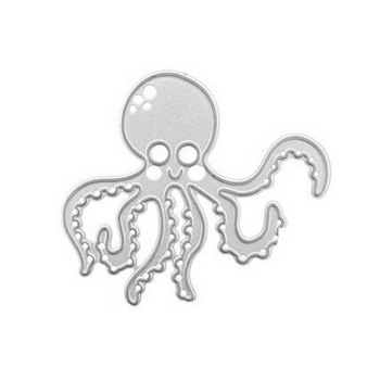 Steampunk stencil kleine octopus