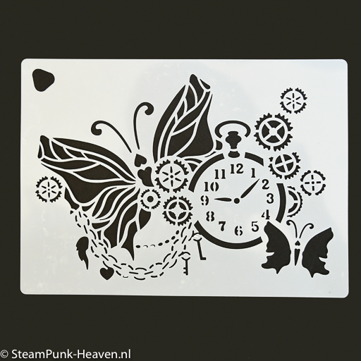 Steampunk stencil it’s time